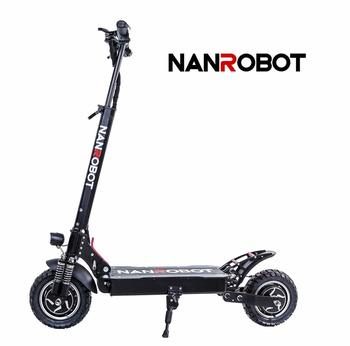9. NANROBOT D4+ Pro High Speed Electric Scooter-10 inch Tires,2000W