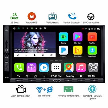 1.ATOTO A6 Double Din Car Stereo, Android, Dual Bluetooth - Multimedia Radio