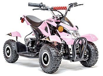 10. Rosso Motors Kids Atv Kids Quad 4 Wheel Rider On With 500W 36 Battery Electric Power