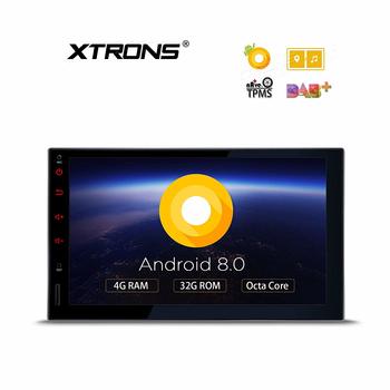 12. XTRONS 7 Inch Multi-Touch Screen Digital Car Stereo Android Double 2 Din, 8.0 Octa Core 