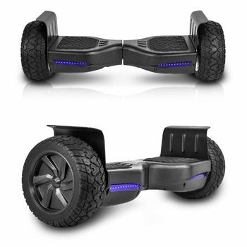 3. CHO All Terrain Rugged Off-Road Smart Self Balancing Hoverboard with 8.5 Inch Wheels, LED Lights