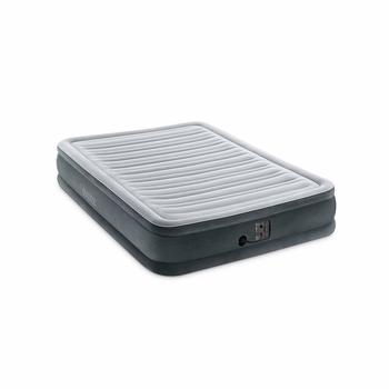 5. Intex Comfort Plush mid Rise Dura-Beam Airbed with Internal Electric Pump, Bed Height 13