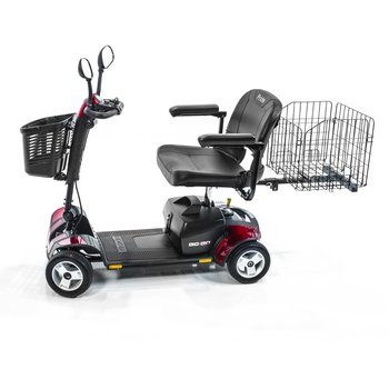 7. Pride Mobility Go Sport 4 Wheel Travel Pride Electric Scooter Plus Rear Basket