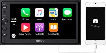 7. Sony XAV-AX100 6.4-Inch Car Android Auto Media Stereo Receiver with Bluetooth