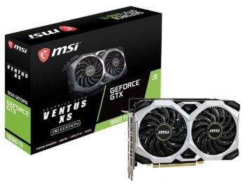 7.MSI Gaming Graphics Cards GeForce GTX 1660, 6GB GDRR6, 192-bit, HDCP Ti HDMI and DP, Support DirectX