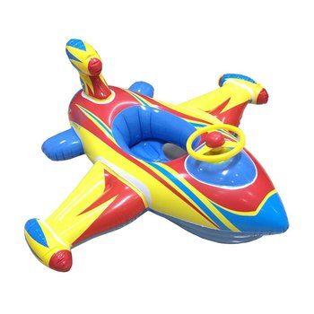 8. Topwon Inflatable Airplane Swimming Float Seat Boat for Infants, Baby, Kids 