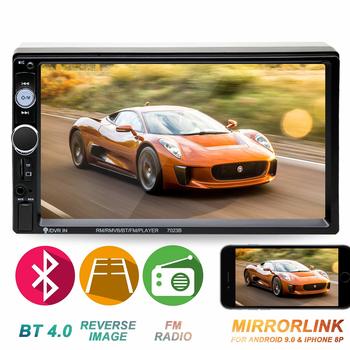 9. Double din in-Dash Car Stereo Head Unit 7-inch Touch Screen, Compatible with Bluetooth