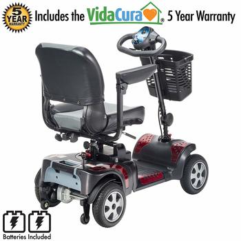 9. Phoenix 4 Wheel Heavy Duty Scooter By Drive Medical, 20 Wide Include 5 Year Protection Plan