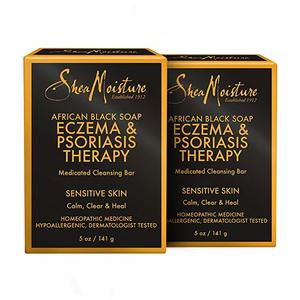 1. SheaMoisture African Black Soap Eczema & Psoriasis Therapy