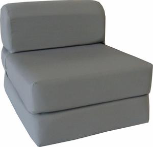#5 D&B Futon Furniture Gray Sleeper Chair