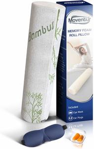 #5 Moventur Bamboo Neck Roll Pillows