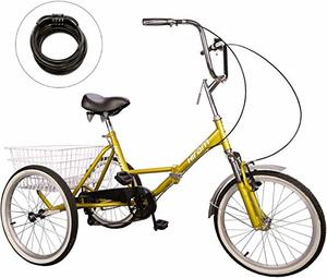 5. Hiram Adult Tricycle Trike Cruise Bike Three-Wheeled Bicycle