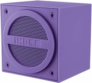 #8 iHome Bluetooth Rechargeable Mini Speaker Cube - Purple (iBT16UC)