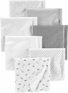 03- Simple Joys by Carter's Baby 7-Pack Flannel Receiving Blankets