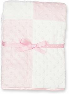 07- Spasilk Minky Raised Dot Baby Blanket
