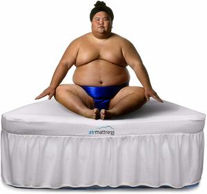 1- Air Mattress Full Size Raised Inflatable Bed