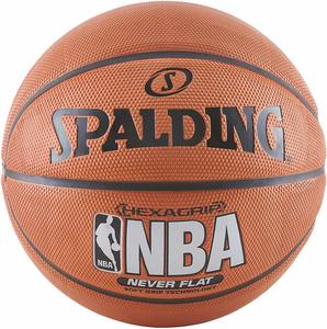 #1- Spalding Neverflat Hexagrip Basketball
