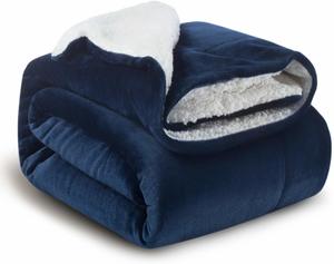 #10- Bedsure Sherpa Fleece Soft Blanket