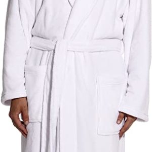 #10- followme Ultra Soft Plush Robe for Men with Shawl Collar