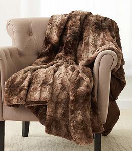 #12- Pinzon Faux Fur Throw Soft Blanket