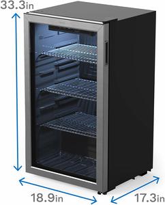 2. Homelabs Beverage Refrigerator and Cooler