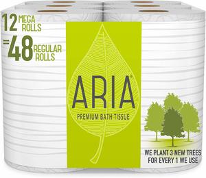 #6. Aria Premium, Earth Friendly Toilet Paper