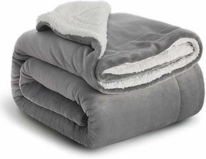 #8- BEDSURE Sherpa Fleece Plush Soft Blanket
