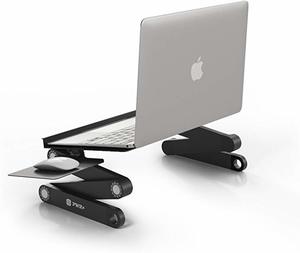 #8- Laptop Table Stand Adjustable Rise Portable with Mouse Pad Fully Ergonomic Mount