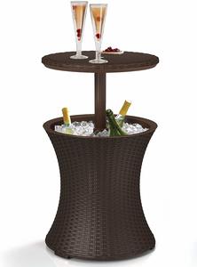 9. Keter 218305 Outdoor Patio Table with 7.5 Gallon Beer Cooler