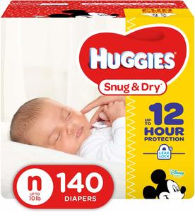 1. HUGGIES Snug & Dry Diapers
