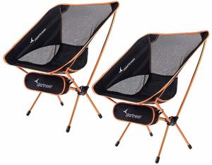 2. Portable Ultralight Folding Camp Chair by Sportneer