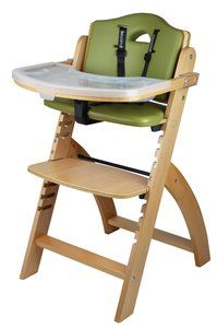 3. Abiie Beyond Wooden High Chair
