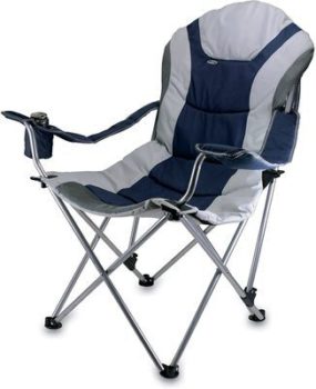4. Graphic Image Reclining Camp Chair