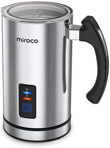 4. Miroco Milk Frother, Electric Milk Steamer