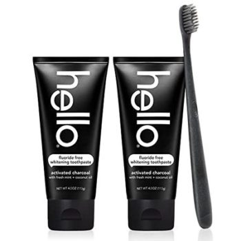 6. Hello Oral Care Toothpaste and Toothbrush