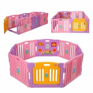 7. JAXPETY Baby Playpen Kids 8 Panel Safety Play Center Yard Home