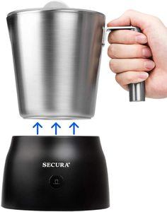 7. Secura 4 in 1 Electric Automatic Milk Frother