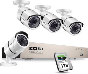 7ZOSI PoE Home Security Camera System with 1TB Hard Drive 