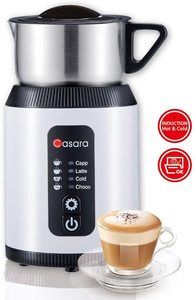 9. Casara Milk Frother,Electric Milk Frother and Steamer