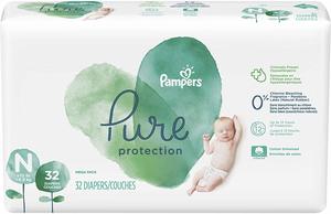 9. Pampers Pure Protection Disposable Baby Diapers