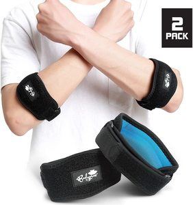 1. Elbow Brace for Tennis & Golfer's Elbow Pain Relief, 2 Pack
