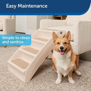 #1. PetSafe Solvit PupSTEP Foldable plus Pet Stairs