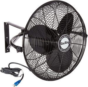 #3. Air King 2 16 HP Non-Oscillating 3-Speed Wall Mount Fan