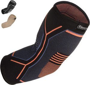 4. Kunto Fitness Elbow Brace Compression Support Sleeve