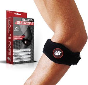 4. Tennis Elbow Brace with Compression Pad for Men & Women