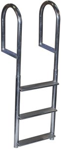 #6. Dock Edge Welded Wide Step Dock Aluminum Ladder