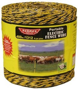 #7. Baygard Electric Fence 1312 Feet Yellow and Black Wire - 00122