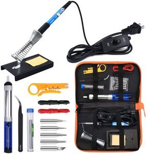 1. Anbes Soldering Iron Kit with 60W Adjustable Temperature