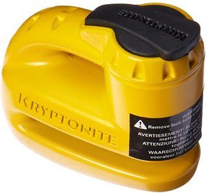 1. Kryptonite 000884 Keeper 5s Yellow Disc Lock