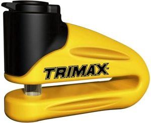 2. Trimax Yellow Hardened Metal Disc Lock